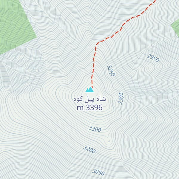 Map of شاه پیل کوه