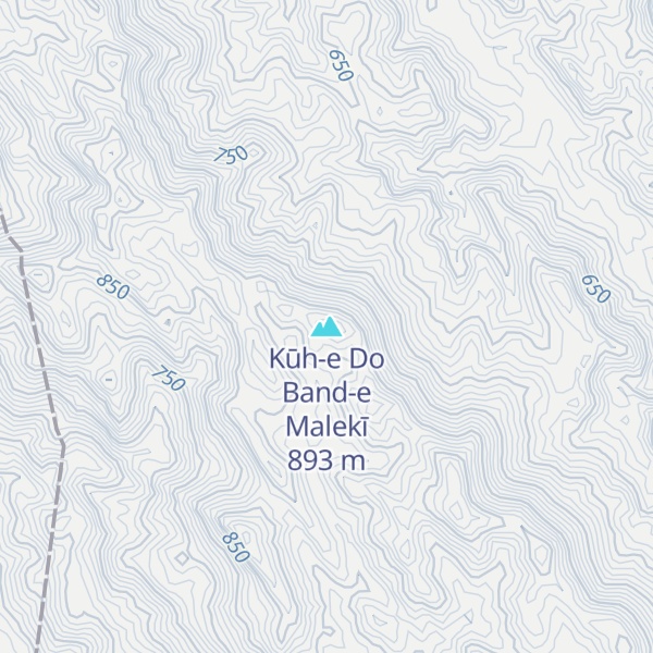 Map of Kūh-e Do Band-e Malekī