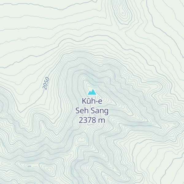 Map of Kūh-e Seh Sang
