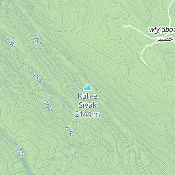 Map of Kūh-e Sīvak