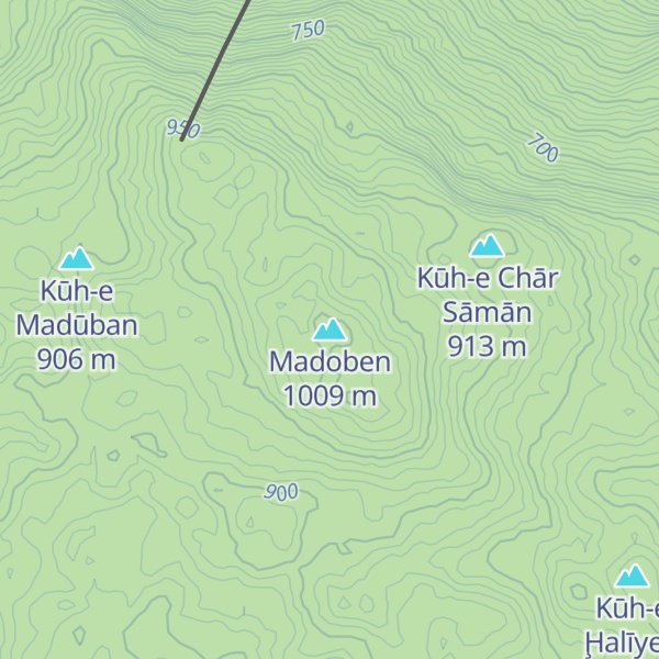 Map of Madoben