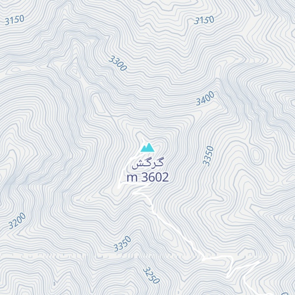 Map of گَرگَش