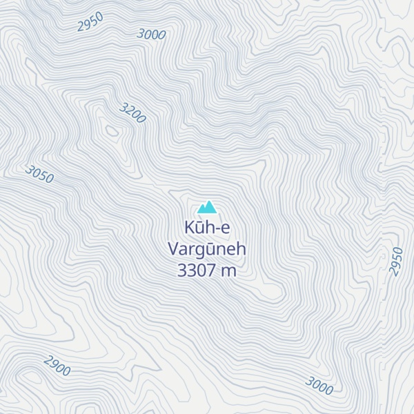 Map of Kūh-e Vargūneh