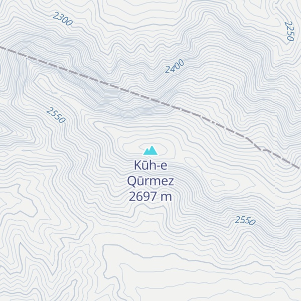 Map of Kūh-e Qūrmez