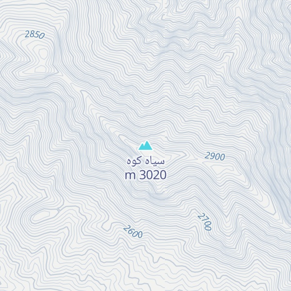 Map of سیاه کوه