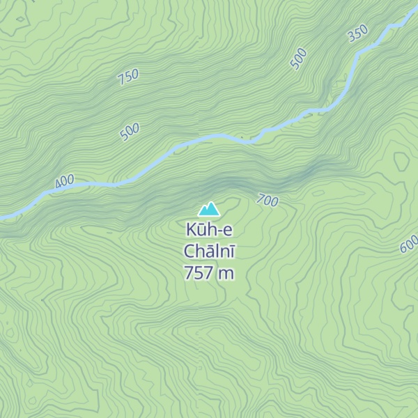 Map of Kūh-e Chālnī