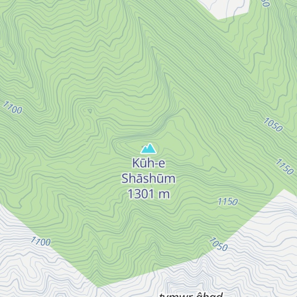Map of Kūh-e Shāshūm