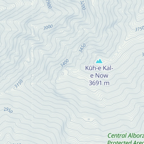 Map of Kūh-e Tāpī