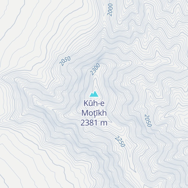 Map of Kūh-e Moţīkh