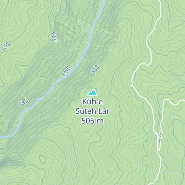 Map of Kūh-e Sūteh Lār