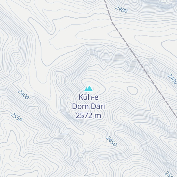 Map of Kūh-e Dom Dārī