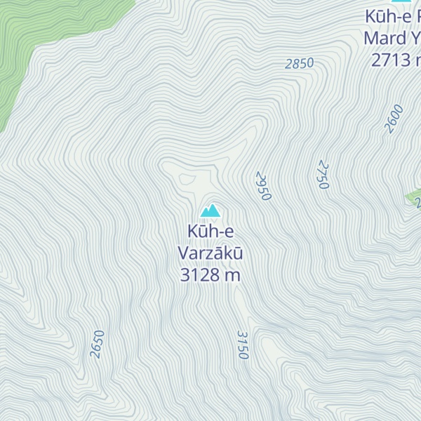 Map of Kūh-e Varzākū