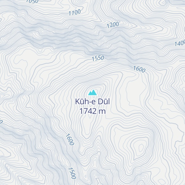 Map of Kūh-e Dūl