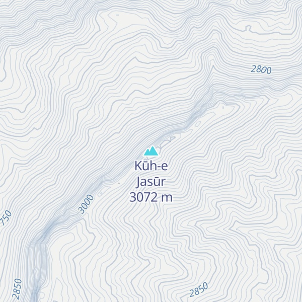 Map of Kūh-e Jasūr