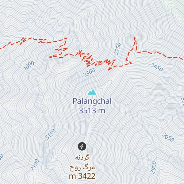 Map of Palangchal