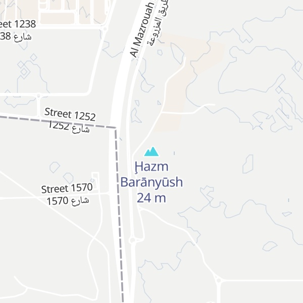 Map of Ḩazm Barānyūsh