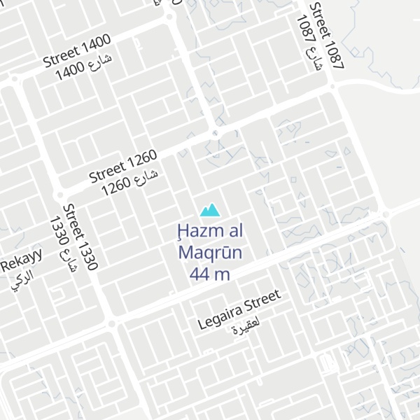 Map of Ḩazm al Maqrūn