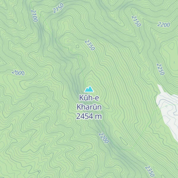 Map of Kūh-e Kharūn