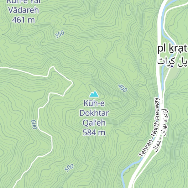 Map of Kūh-e Dokhtar Qal‘eh