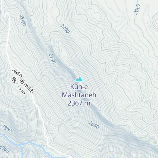 Map of Kūh-e Mashtaneh