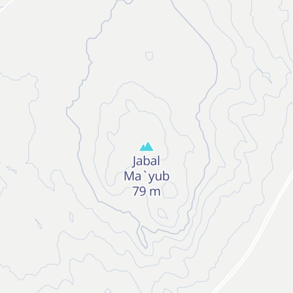 Map of Jabal Ma`yub