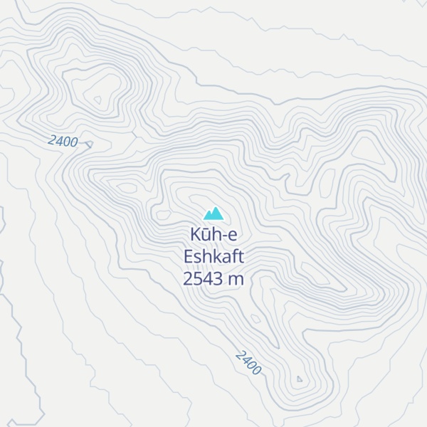 Map of Kūh-e Eshkaft