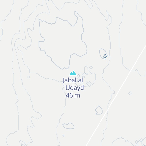Map of Jabal al `Udayd