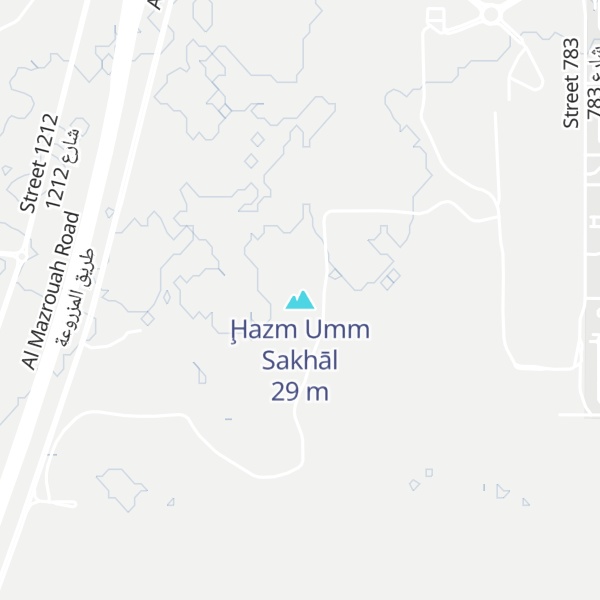 Map of Ḩazm Umm Sakhāl