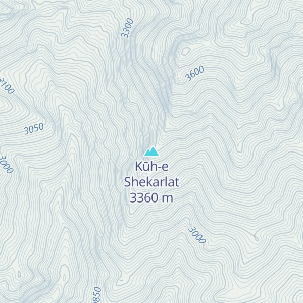 Map of Kūh-e Shekarlat