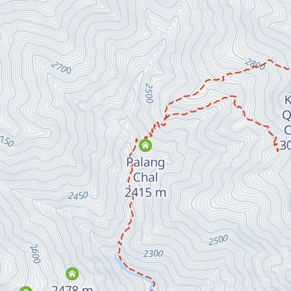 Map of Palang Chal