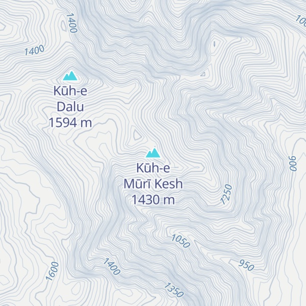 Map of Kūh-e Mūrī Kesh