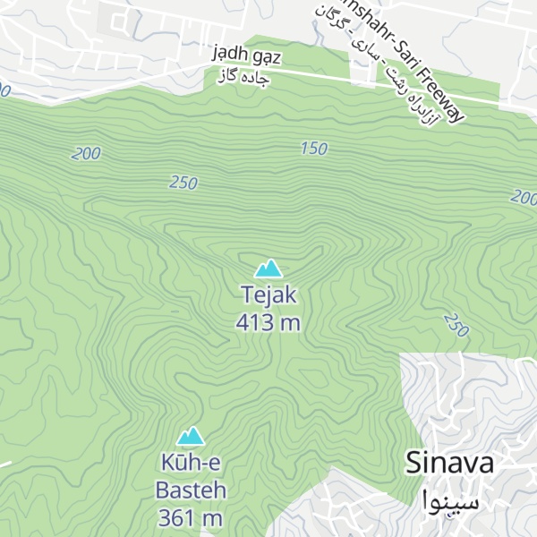 Map of Tejak