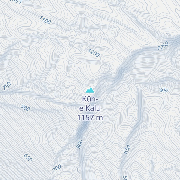 Map of Kūh-e Kalū