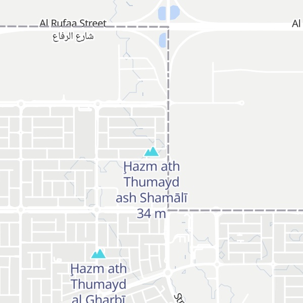 Map of Ḩazm ath Thumayd ash Shamālī