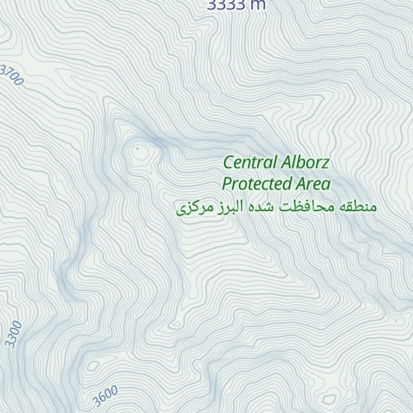 Map of Kūh-e Naftū