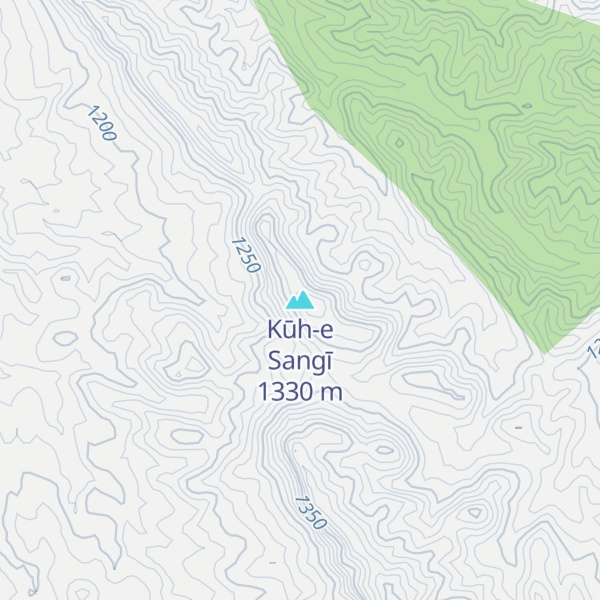 Map of Kūh-e Sangī