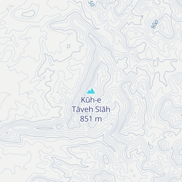 Map of Kūh-e Tāveh Sīāh