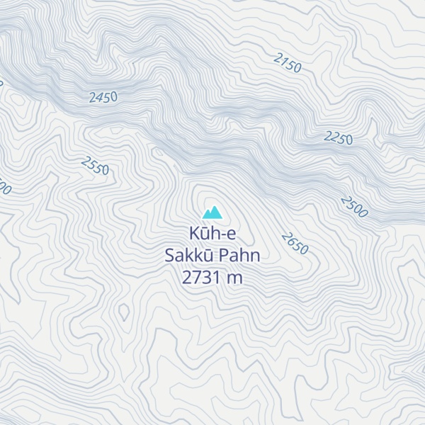 Map of Kūh-e Sakkū Pahn