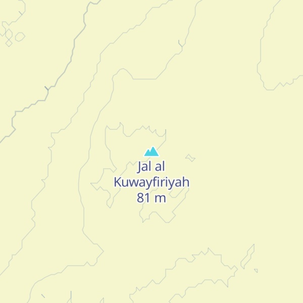 Map of Jal al Kuwayfiriyah