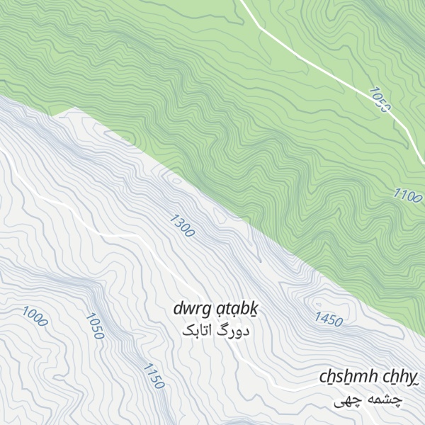 Map of Kūh-e Kalleh Qandī
