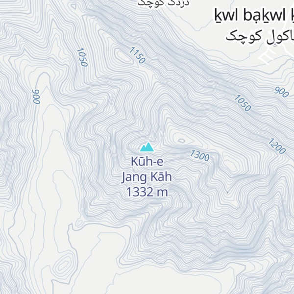 Map of Kūh-e Jang Kāh