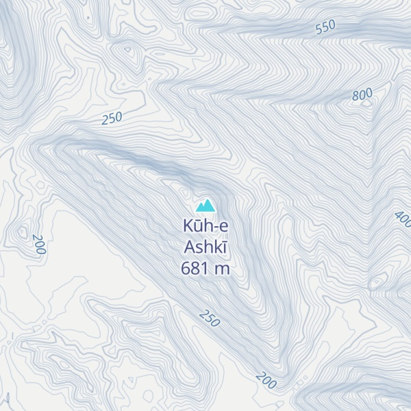 Map of Kūh-e Ashkī