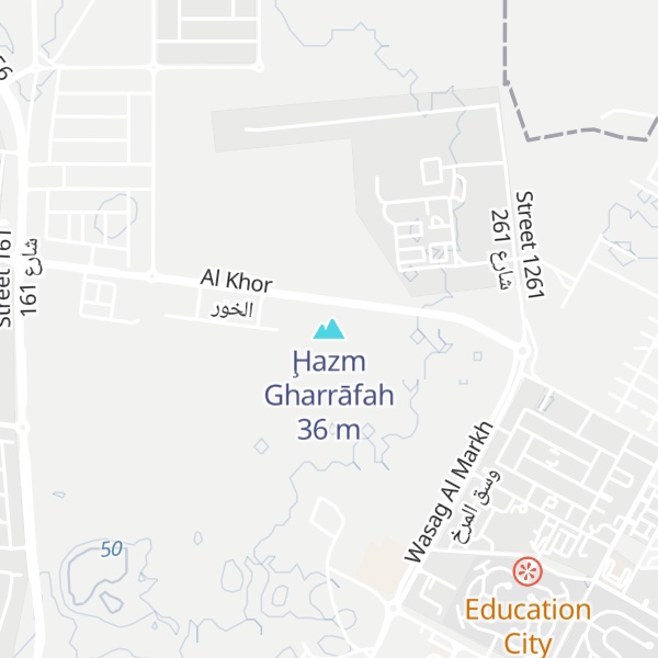 Map of Ḩazm Gharrāfah
