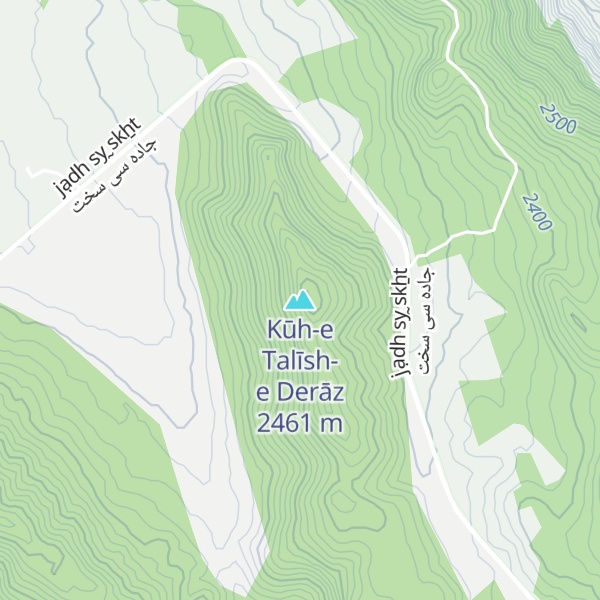Map of Kūh-e Talīsh-e Derāz