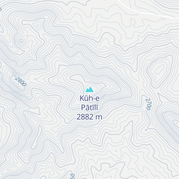 Map of Kūh-e Pātīlī