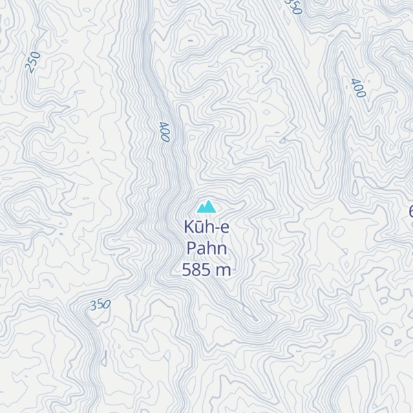 Map of Kūh-e Pahn