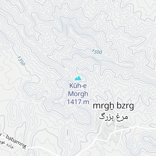 Map of Kūh-e Morgh