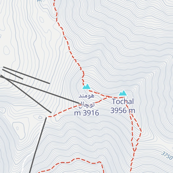 Map of هومند توچال