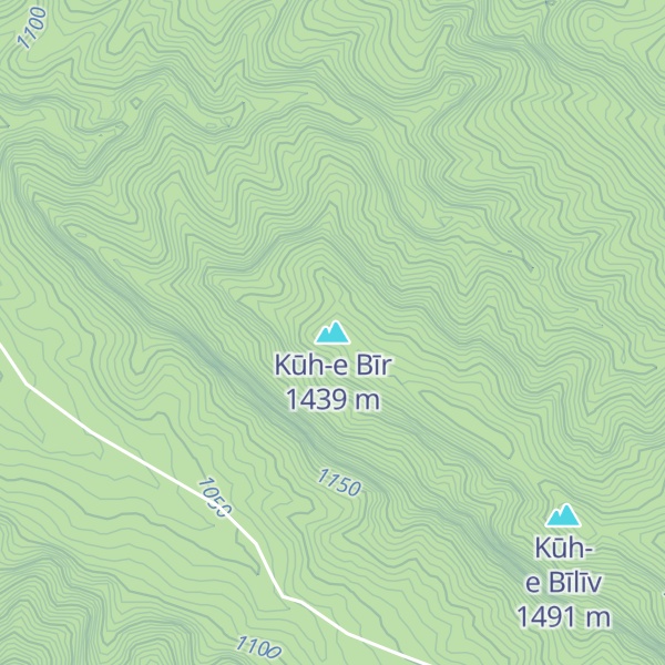 Map of Kūh-e Bīr