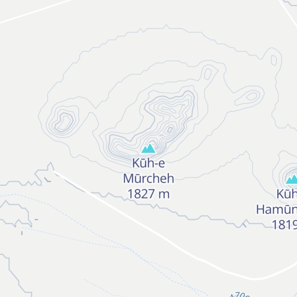 Map of Kūh-e Mūrcheh